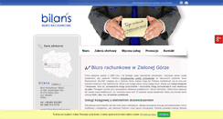 Desktop Screenshot of biuro-bilans.net.pl